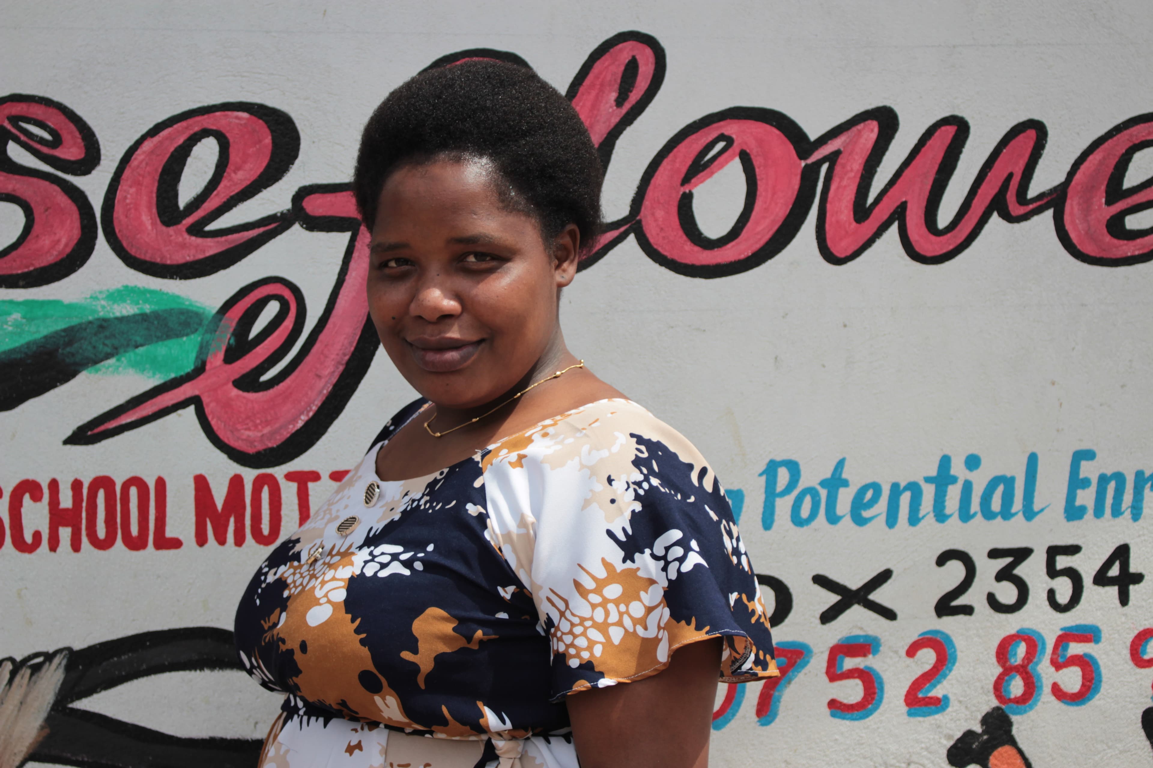 Happiness Msengi from Tupendane Africa Foundation team